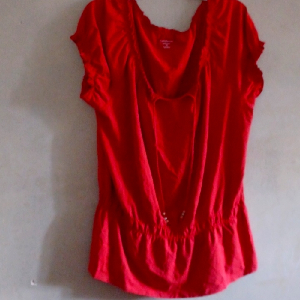 Croft & Barrow Burgundy  Cotton Beach coverup. Size 3X. NWOT
